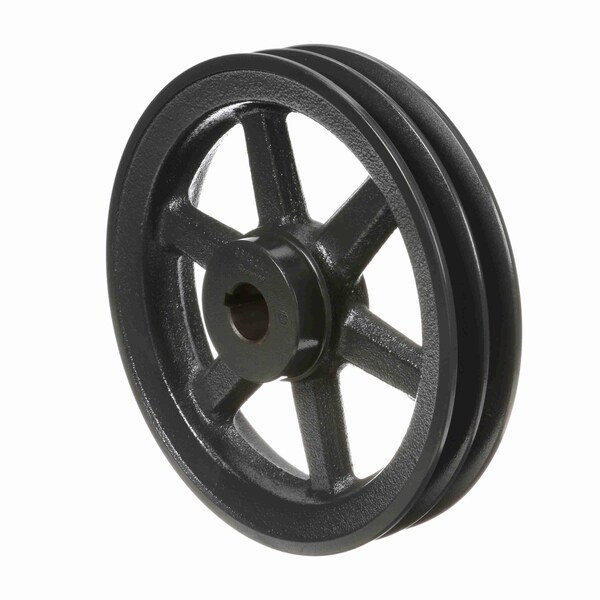 2 Groove Cast Iron Fhp - Finished Bore Sheave, 2BK90X1